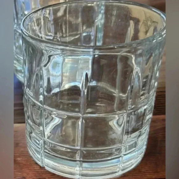 ANCHOR HOCKING Old Fashioned Tartan (Manchester) Plaid Pattern Clear 3 available - Picture 2 of 5